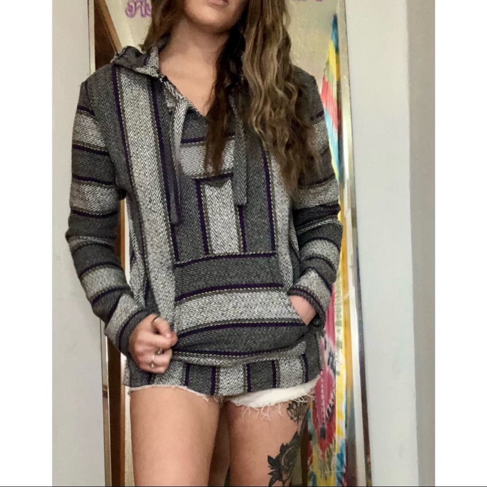 Baja jacket or some call them “drug rugs”.